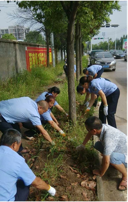 兴国县城市管理局开展工业园区市容环境整治工作 1